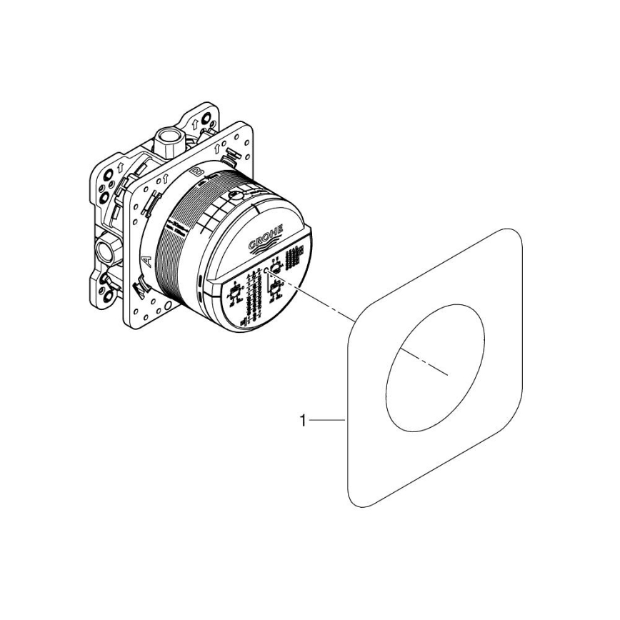 GROHE 34709000 - Душ комплект SMARTCONTROL Perfect, полирано хромово покритие