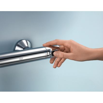 GROHE 34800001 - Душ комплект с термостатен смесител PRECISION FLOW 600 мм лъскав хром