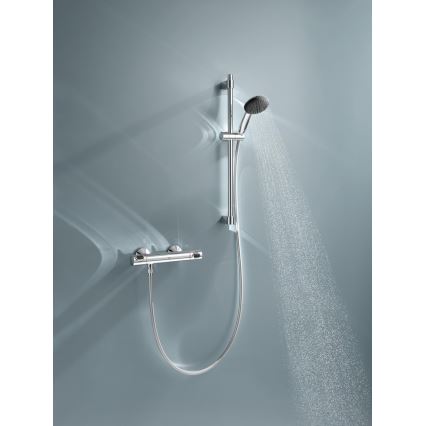 GROHE 34800001 - Душ комплект с термостатен смесител PRECISION FLOW 600 мм лъскав хром