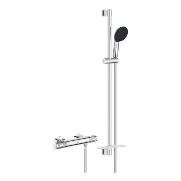 GROHE 34853001 - Комплект за душ с термостатен смесител PRECISION FEEL+ 90 см лъскав хром