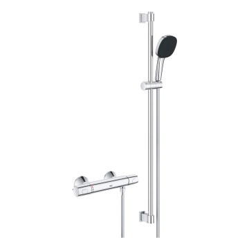 GROHE 34855003 - Душ комплект с термостатен смесител PRECISION TREND 150 мм, полирано хромово покритие