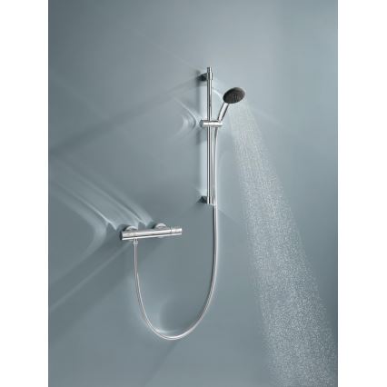 GROHE 34856000 - Душ комплект с термостатен смесител PRECISION GET 600 mm лъскав хром