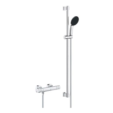 GROHE 34857000 - Комплект за душ с термостатен смесител PRECISION GET 12” лъскав хром