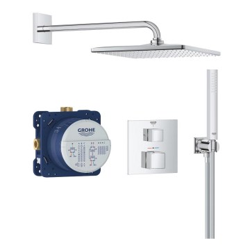 GROHE 34879000 - Вграден комплект за душ PRECISION CUBE 310 × 310 mm хром