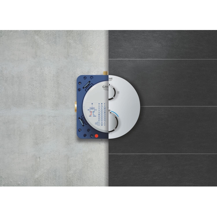 GROHE 34880000 - Вграден статичен душ смесител GROHTHERM SMARTCONTROL, хром