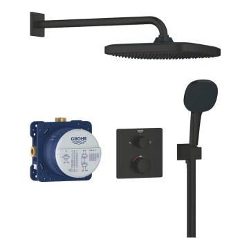 GROHE 348822430 - Душ комплект PRECISION 250 × 250 мм черен