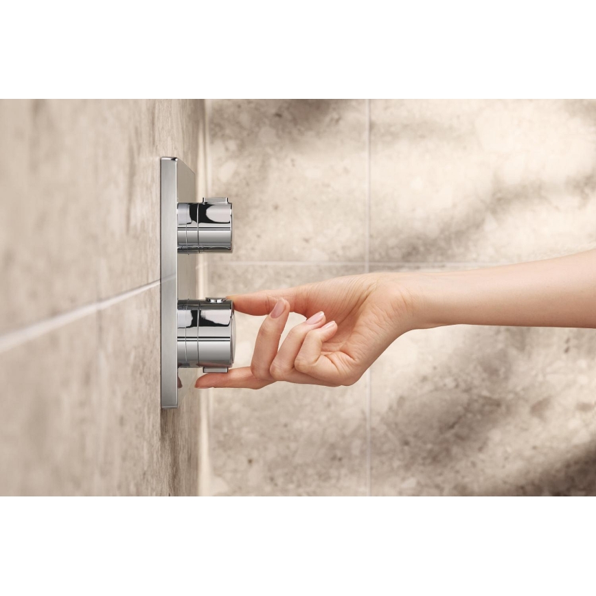 GROHE 348822430 - Душ комплект PRECISION 250 × 250 мм черен