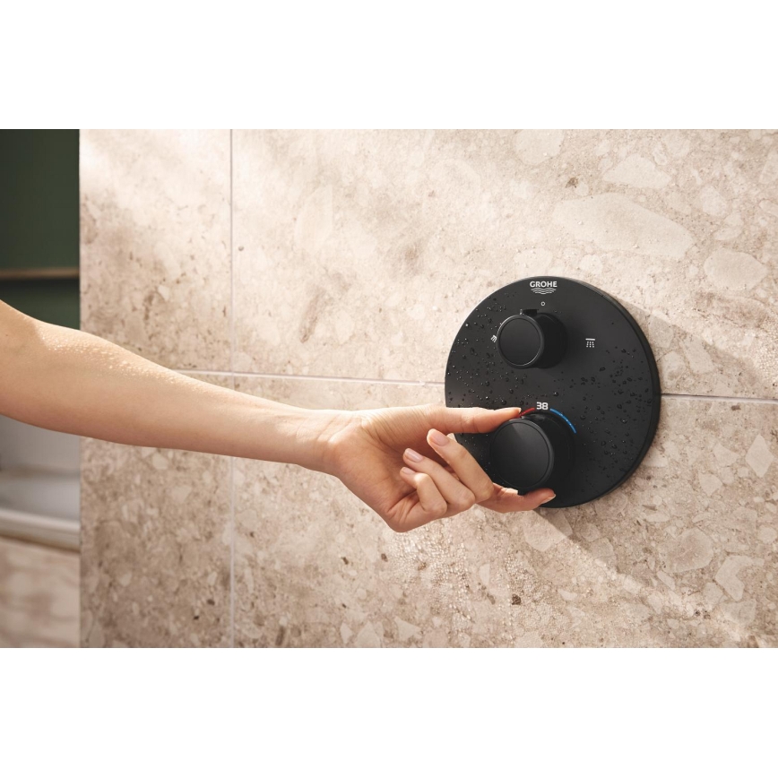 GROHE 348832430 - Душ комплект VITALIO START 250 мм, черен