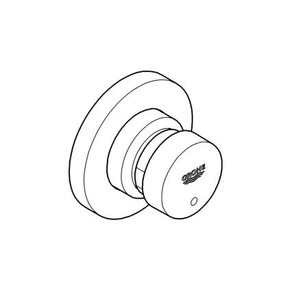 GROHE 36268000-Самозатварящ се проходен вентил EUROECO COSMOPOLITAN T DN 15 хром