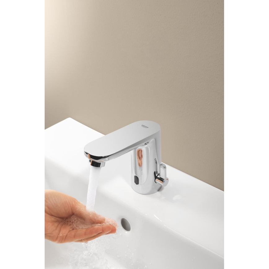 GROHE 36366002 - Електронен смесител за умивалник GET E лъскав хром