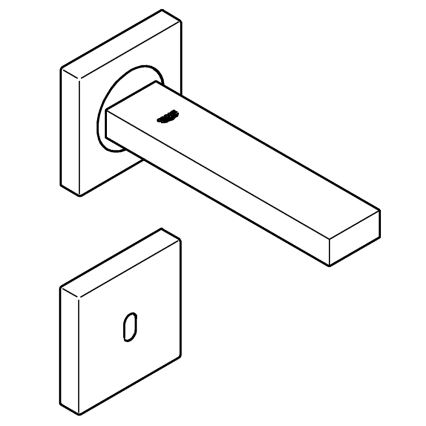 GROHE 36442000 - инфрачервен електронен смесител EUROCUBE E лъскав хром