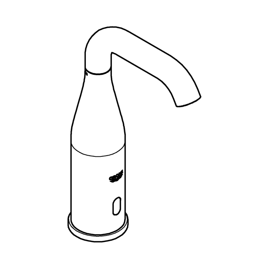 GROHE 36446000 - Инфрачервена електронна смесителна батерия ESSENCE E, бляскав хром