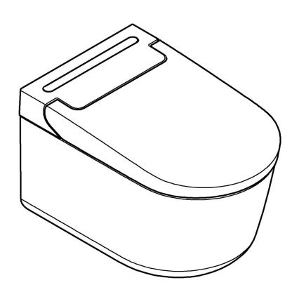 GROHE 36507SH0 - Душ-тоалетна SENSIA 600 × 387 × 403 mm керамика/бяла