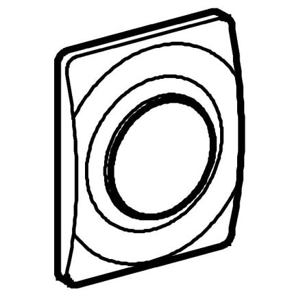 GROHE 37018SH0 - Бутон за управление SURF 116 × 144 mm бял