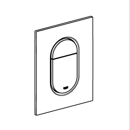 GROHE 37624GN0 - Бутон за смиване ARENA COSMOPOLITAN S 130 × 172 mm, с четкано златно покритие