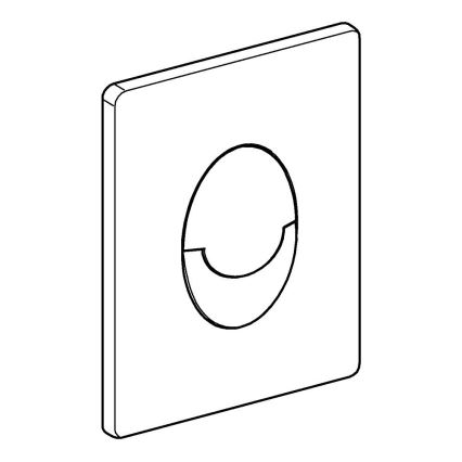 GROHE 38505P00 - Панел за управление SKATE AIR 156 × 197 мм матов хром