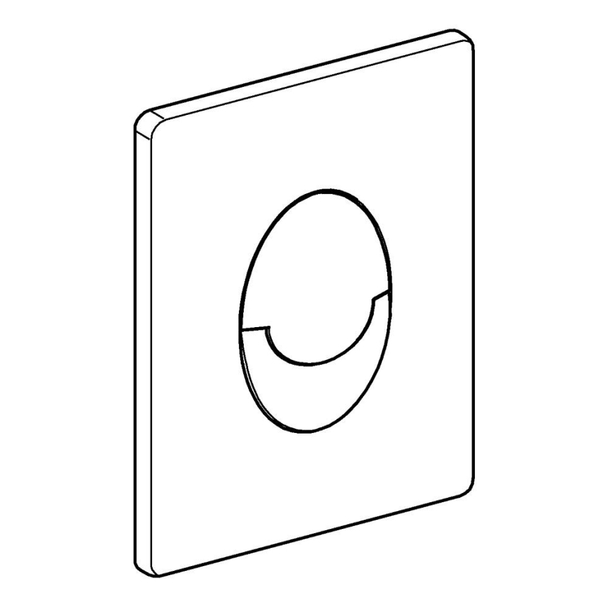 GROHE 38505SH0 - Контролен бутон SKATE AIR 156 × 197 мм бял