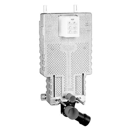 GROHE 38643001 - Монтажен модул за вградена тоалетна UNISET 830 × 480 × 130 мм бял