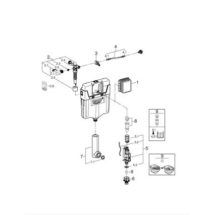 GROHE 38661000 - Тоалетен казан GD 2
