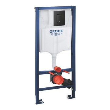 GROHE 38811KF0 - Комплект 3 в 1 за тоалетна SOLIDO, 1,13 м, черен
