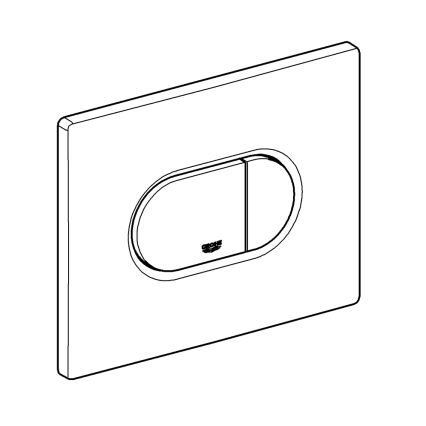 GROHE 38858SH0 - Бутон за промиване ARENA COSMOPOLITAN 156 × 197 mm бял