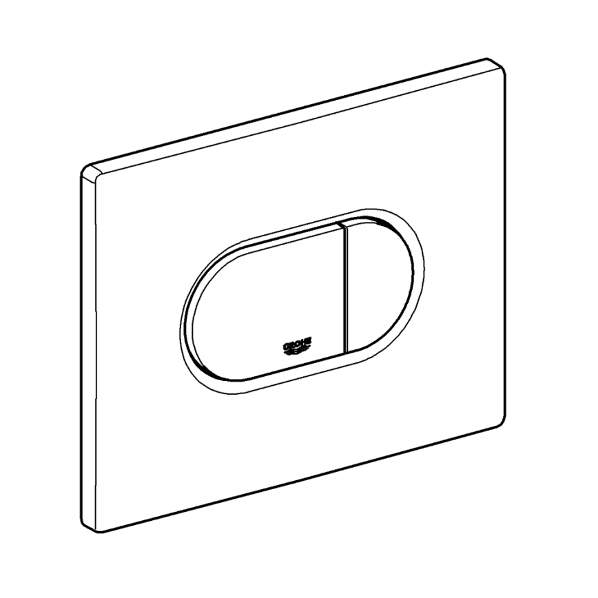 GROHE 38858SH0 - Бутон за промиване ARENA COSMOPOLITAN 156 × 197 mm бял