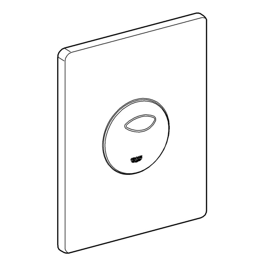 GROHE 38862000 - Бутон за промиване SKATE 156 × 197 mm лъскав хром