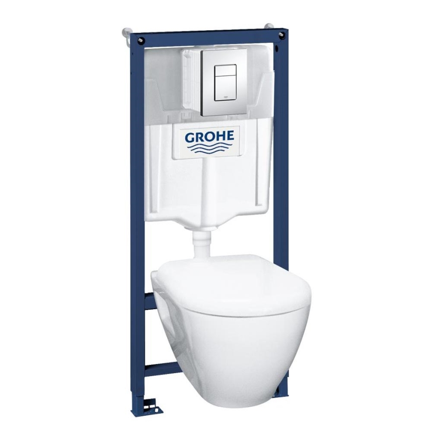 GROHE 39186000 - Комплект за предстенна инсталация SOLIDO 1,13 m, бял