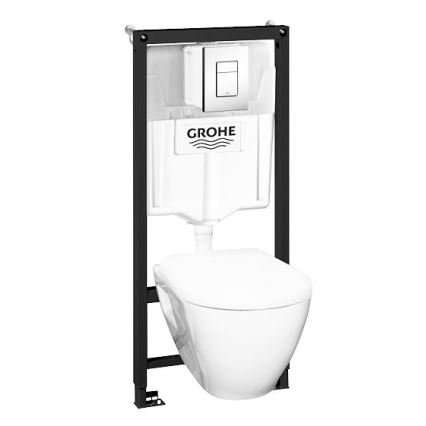 GROHE 39186000 - Комплект за предстенна инсталация SOLIDO 1,13 m, бял