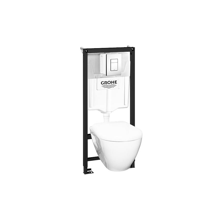 GROHE 39186000 - Комплект за предстенна инсталация SOLIDO 1,13 m, бял