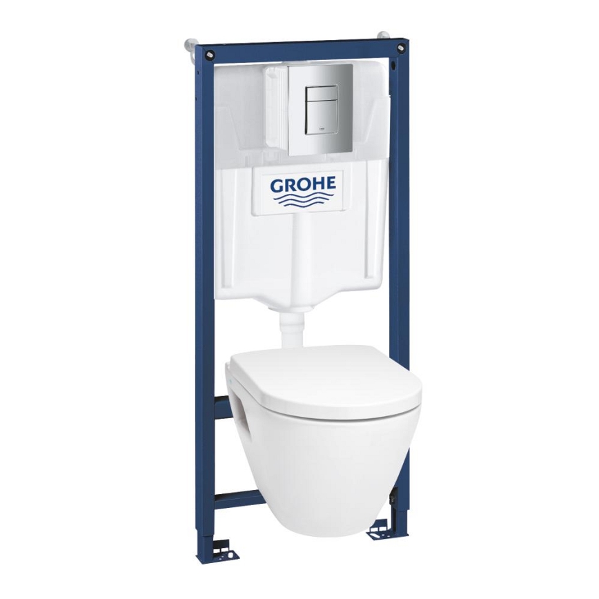 GROHE 39186000 - Комплект за предстенна инсталация SOLIDO 1,13 m, бял