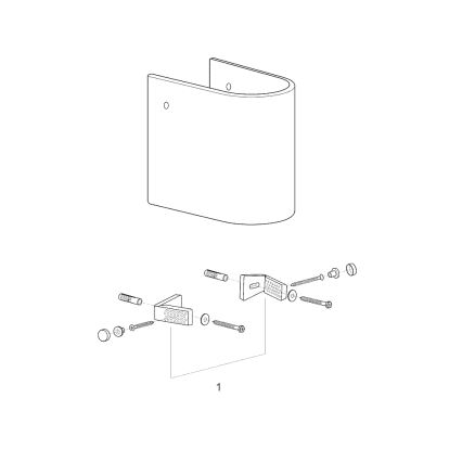 GROHE 39201000 - Полуколона EURO CERAMIC 210 × 300 × 322 mm керамика/бяла