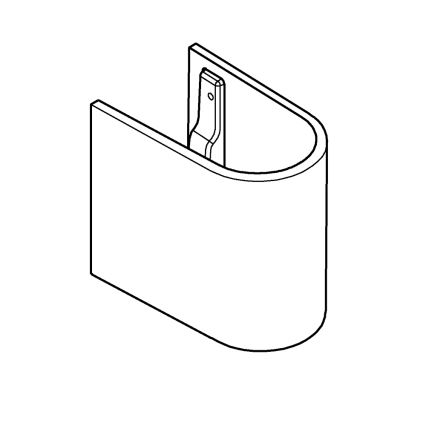 GROHE 39201000 - Полуколона EURO CERAMIC 210 × 300 × 322 mm керамика/бяла