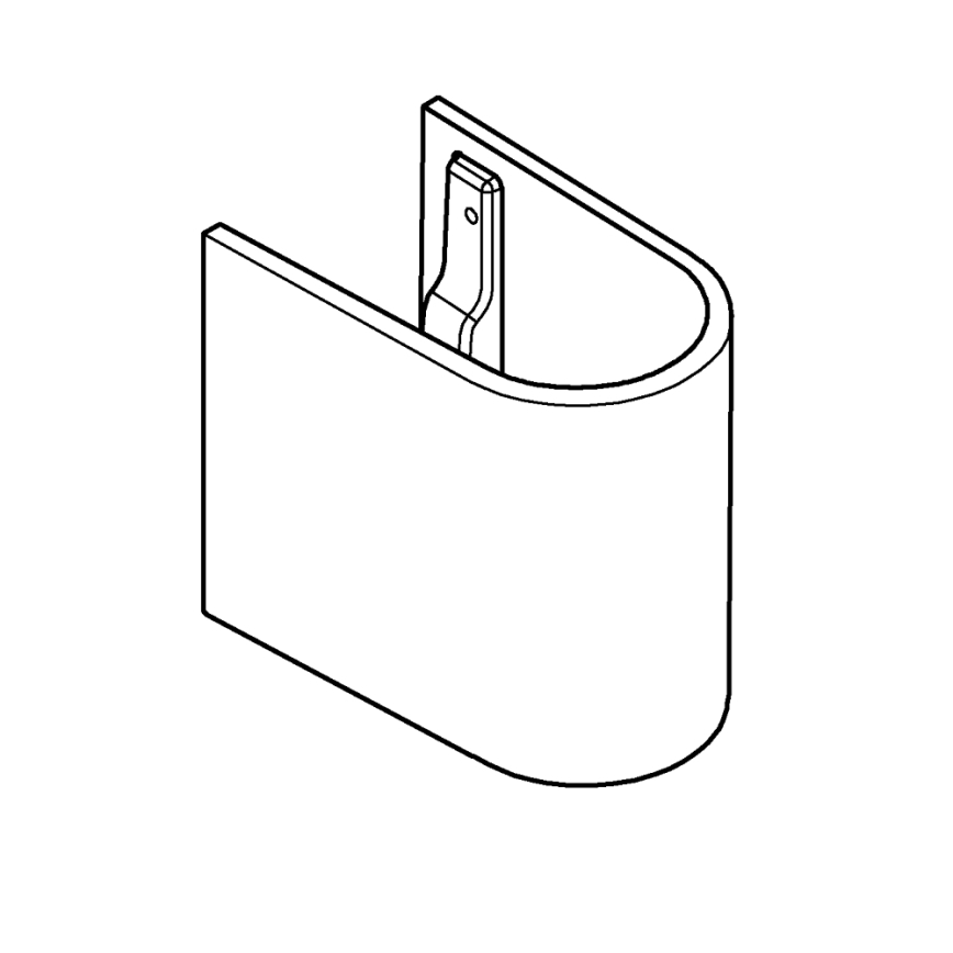 GROHE 39201000 - Полуколона EURO CERAMIC 210 × 300 × 322 mm керамика/бяла