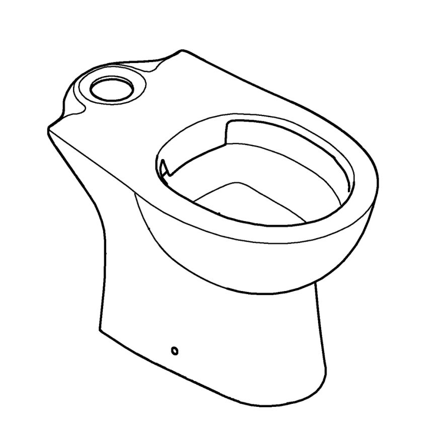 GROHE 39349000 - Стояща мивка BAU CERAMIC 356 × 600 × 400 mm керамика/бяла