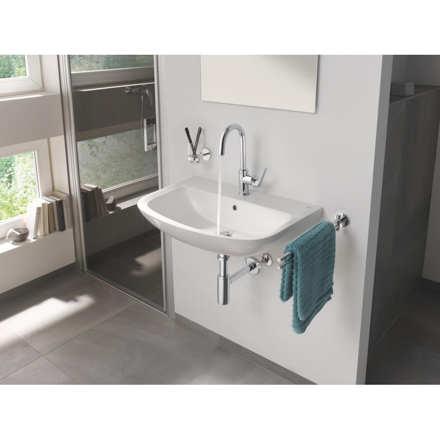 GROHE 39420000 - Стенна мивка EURO CERAMIC 646 × 468 мм керамика/бяла