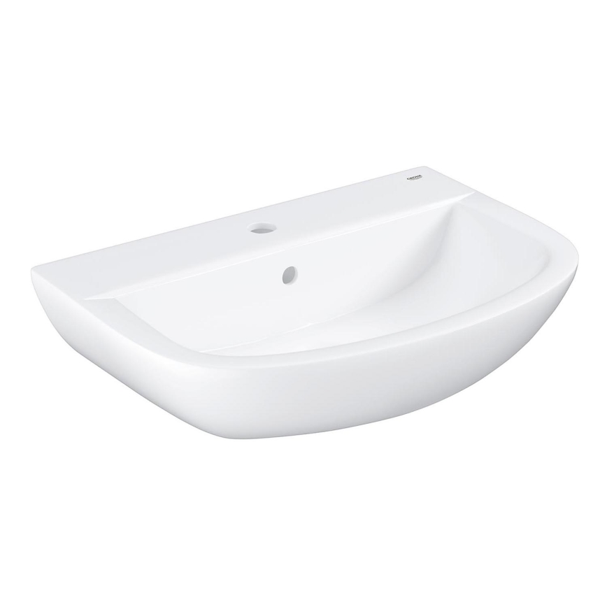 GROHE 39421000 - Стенен умивалник BAU CERAMIC 609 × 442 mm керамика/бял