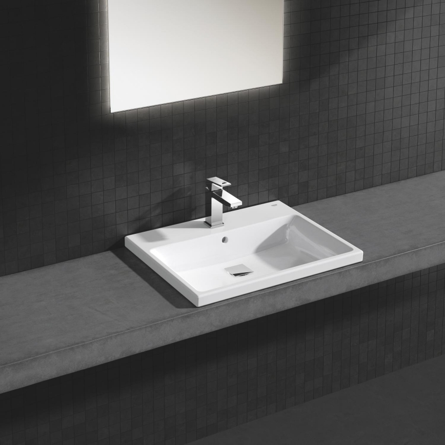GROHE 3947900H - Умивалник CUBE CERAMIC 600 × 490 mm керамика/бял