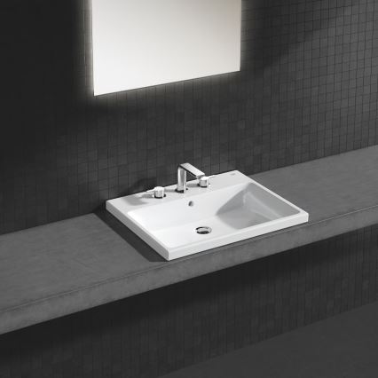 GROHE 3947900H - Умивалник CUBE CERAMIC 600 × 490 mm керамика/бял