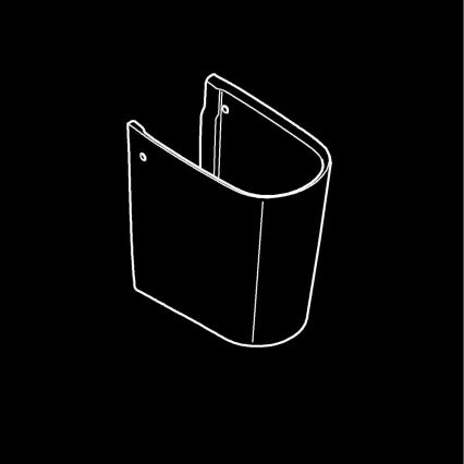 GROHE 39570000 - Полуколона ESSENCE 320 × 319 mm керамика/бяла