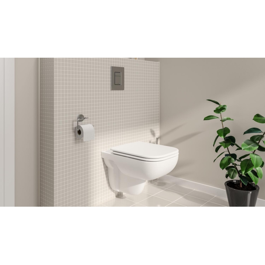 GROHE 39815000 - Конзолно WC START EDGE 53,8 x 36,5 см, цвят DuroWhite