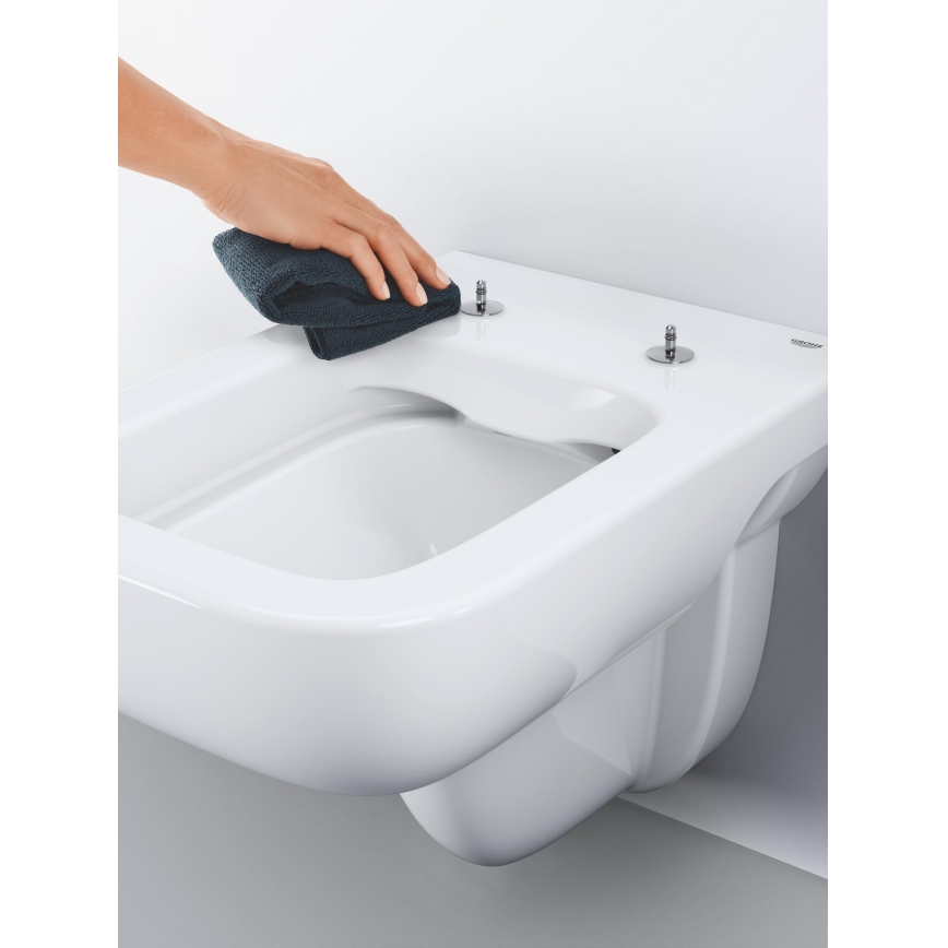 GROHE 39815000 - Конзолно WC START EDGE 53,8 x 36,5 см, цвят DuroWhite