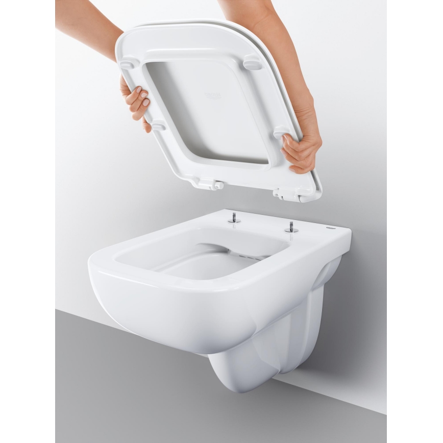 GROHE 39815000 - Конзолно WC START EDGE 53,8 x 36,5 см, цвят DuroWhite