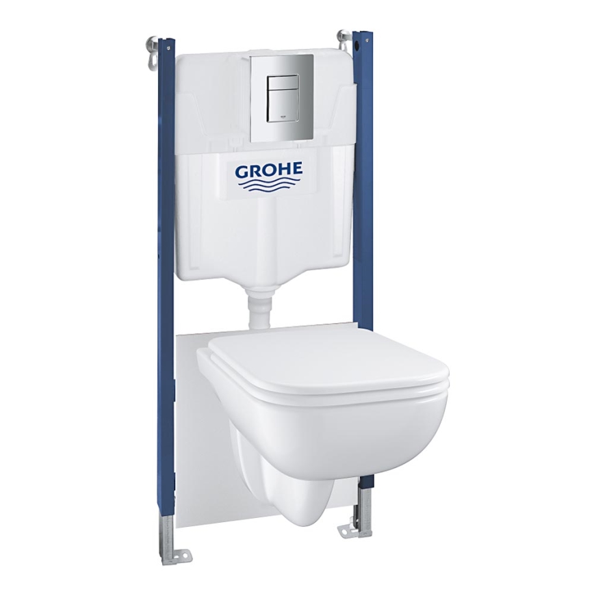 GROHE 39816000 - Комплект за тоалетна SOLIDO COMPACT 1,13 м керамика/бяла