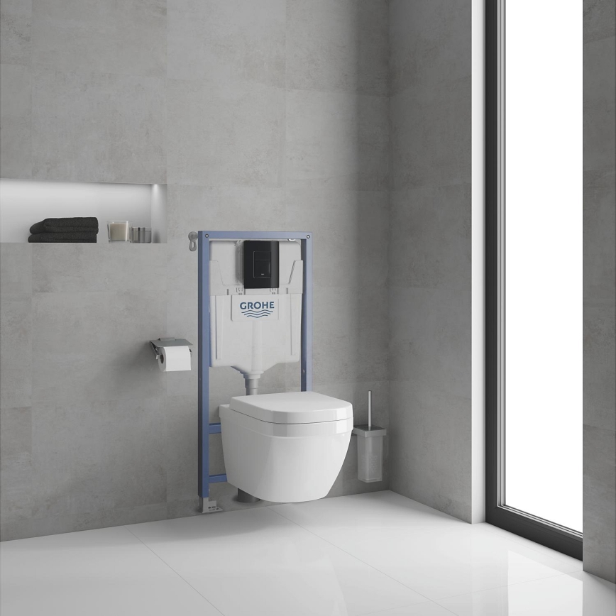 GROHE 39941000 - Комплект за WC SOLIDO 1,13 m, полирано хромово покритие