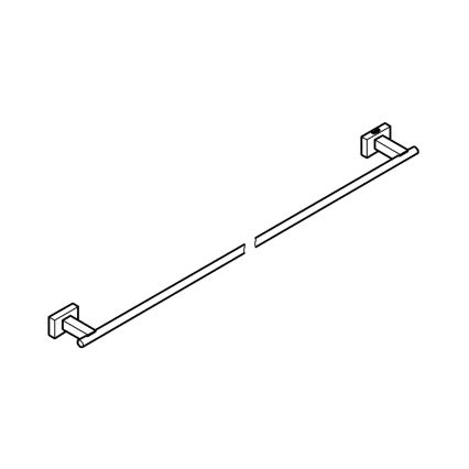 GROHE 40509001 - Поставка за хавлии ESSENTIALS CUBE 600 mm лъскав хром