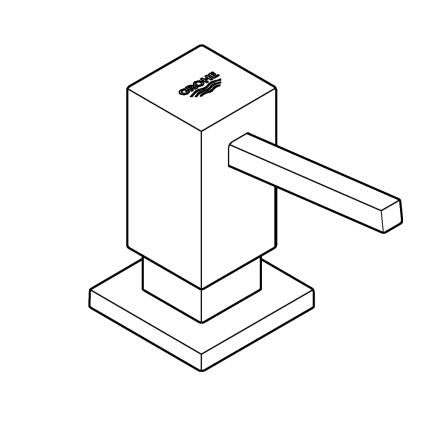 GROHE 40535DC0 - Дозатор за течен сапун COSMOPOLITAN 500 мл неръждаема стомана