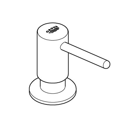 GROHE 40536000 - Дозатор за течен сапун CONTEMPORARY 400 мл, лъскав хром