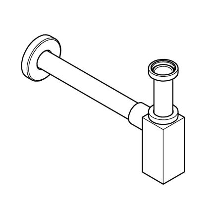GROHE 40564A00 - Сифон СИФОНИ графит