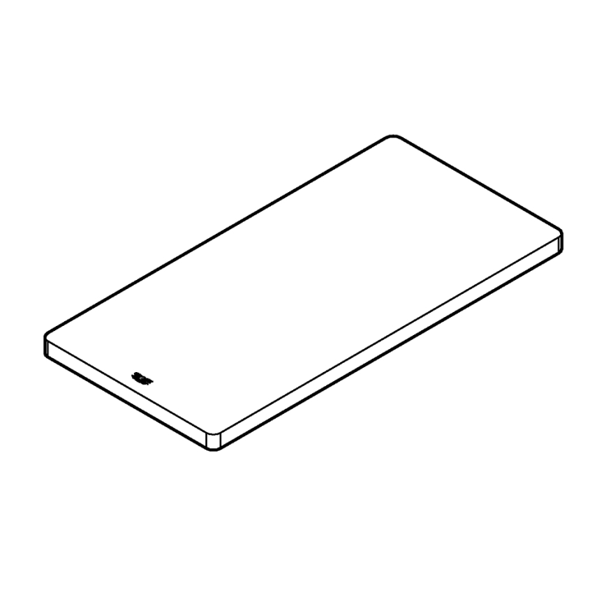 GROHE 40751HV0 - Дървена дъска за рязане 490 × 240 × 19 мм